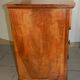 Empire style chest of drawers in blond walnut