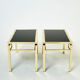Pair of brass sofa pieces Guy Lefevre for Maison Jansen 70s