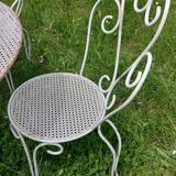 Wrought iron garden furniture circa 1950