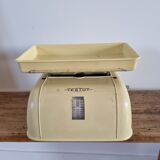 Pale yellow vintage testut scale