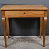 Small walnut console table, Restoration period – early 19th century.