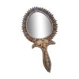 Shell hand mirror 35x19cm