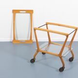 Mid-century Italian service trolley by Ico Parisi for Angelo de Baggis, 1950