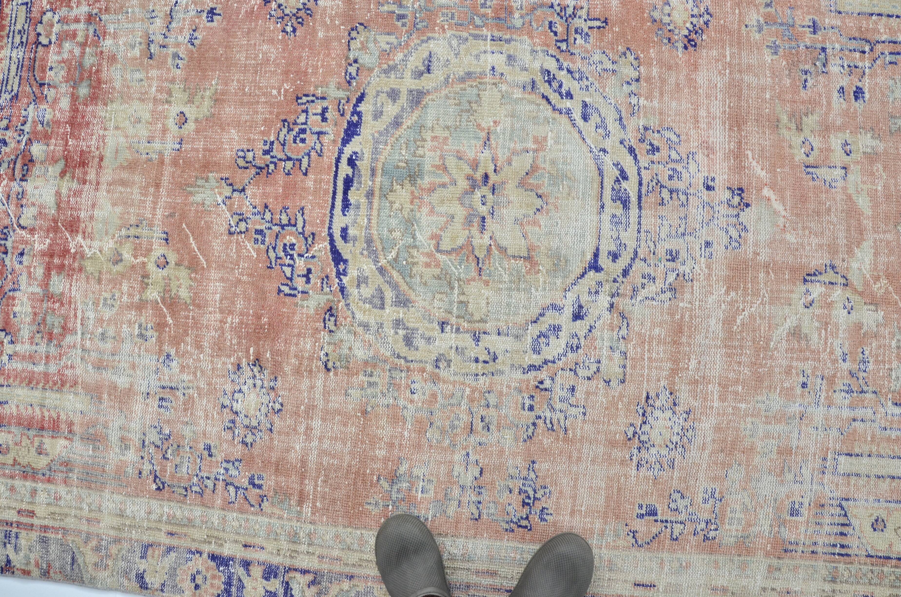 Oushak Turkish Vintage Rug sku 3305