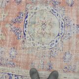 Oushak Turkish Vintage Rug sku 3305