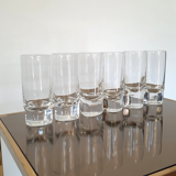 Six glasses Pitagora model design by Marco Zanuso for Arnolfo di Cambio.