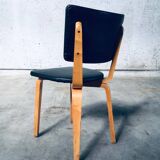 MCM Dutch Design Dining Chairs attributed to Cor Alons for Gouda Den Boer, 1950s, Set of 6