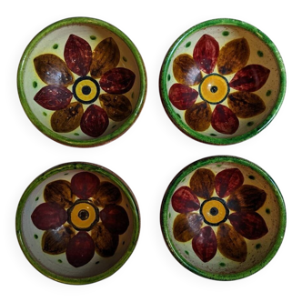 Handcrafted ceramic bowls bohemian countryside