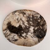 Very large empty pocket or petrified wooden flat