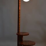 Restored ArtDeco Floor Lamp, J. Halabala, UP Zavody, Chrome, Czechia, 1930s