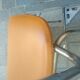 Set of 4 vintage chairs stainless steel feet 60s.