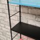 Metal shelves