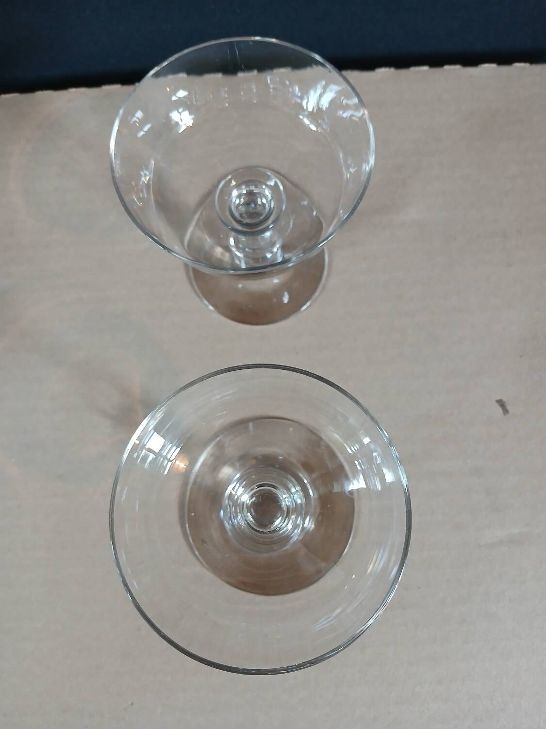 4 coupes à champagne vintages