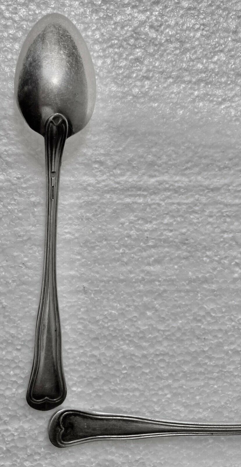 12 mocha spoons in silver metal christofle france