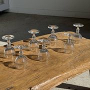 Set of 5 mini liqueur glasses on a stem H10 D8