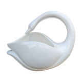 White ceramic planter / pocket tray – Vintage swan