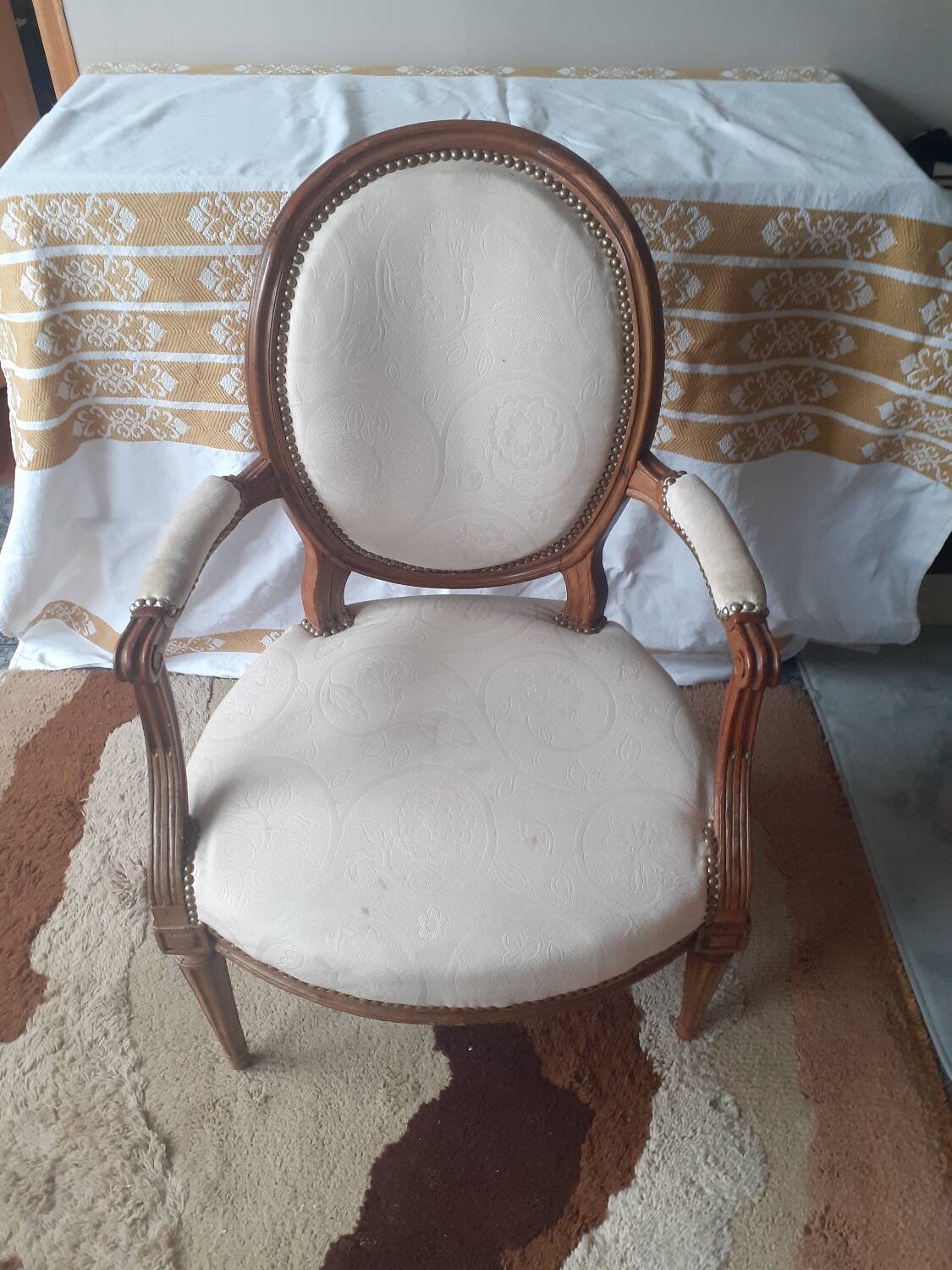 Louis XVI style armchair