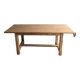 Solid oak farm table