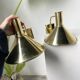 Pair of Hovik Lys brass wall lights Jonas Hidle Denmark