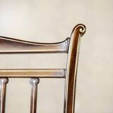 English Sheraton Style Armchairs and Chairs, Late 19th Century, Set of 4