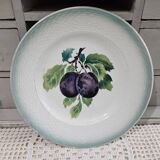 Assiette à dessert  enfaïence de Saint Amand