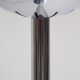 Lampadaire en chrome et verre de Murano bleu, 1970s