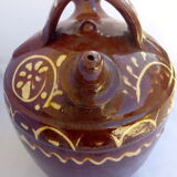 Patterned glazed terracotta gargoulette