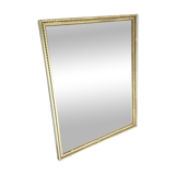Golden rectangular mirror 43x54cm