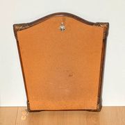 Mirror - Vintage 49x43 cm - Bamboo, Rattan - Patinated wood 1970