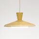 Vintage pastel yellow suspension NB93 by Louis Kalff for Phillips
