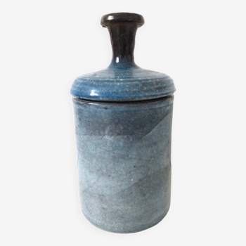 Blue ceramic pot