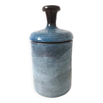 Blue ceramic pot