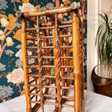 Vintage bamboo magazine rack