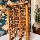 Vintage bamboo magazine rack