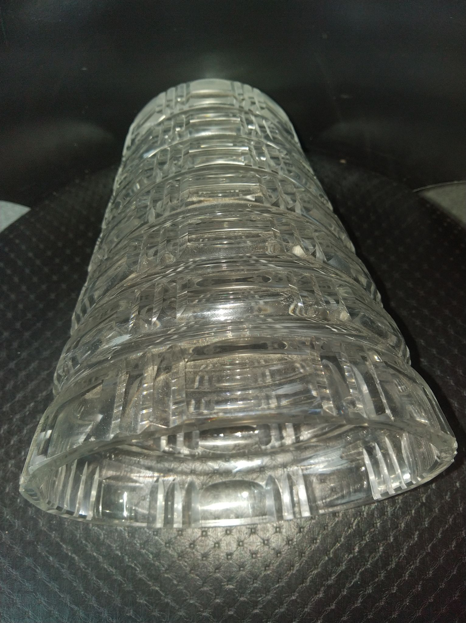 Vase cristal Daum Nancy France vers 1950