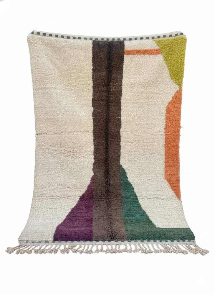 Modern coloured Berber rug