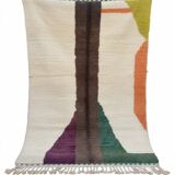 Modern coloured Berber rug