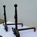 Set de cheminée - Chenets anciens