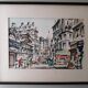 Illustration ancienne de Montmartre signée Maurice Legendre