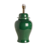 Base lamp jar temple green