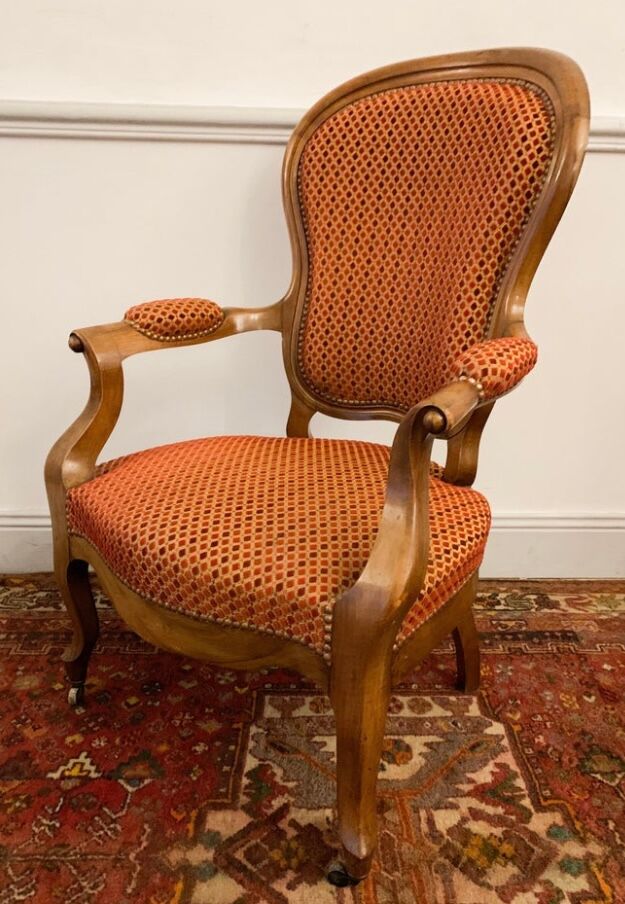 Louis XV Style Cabriolet armchair, circa 1850