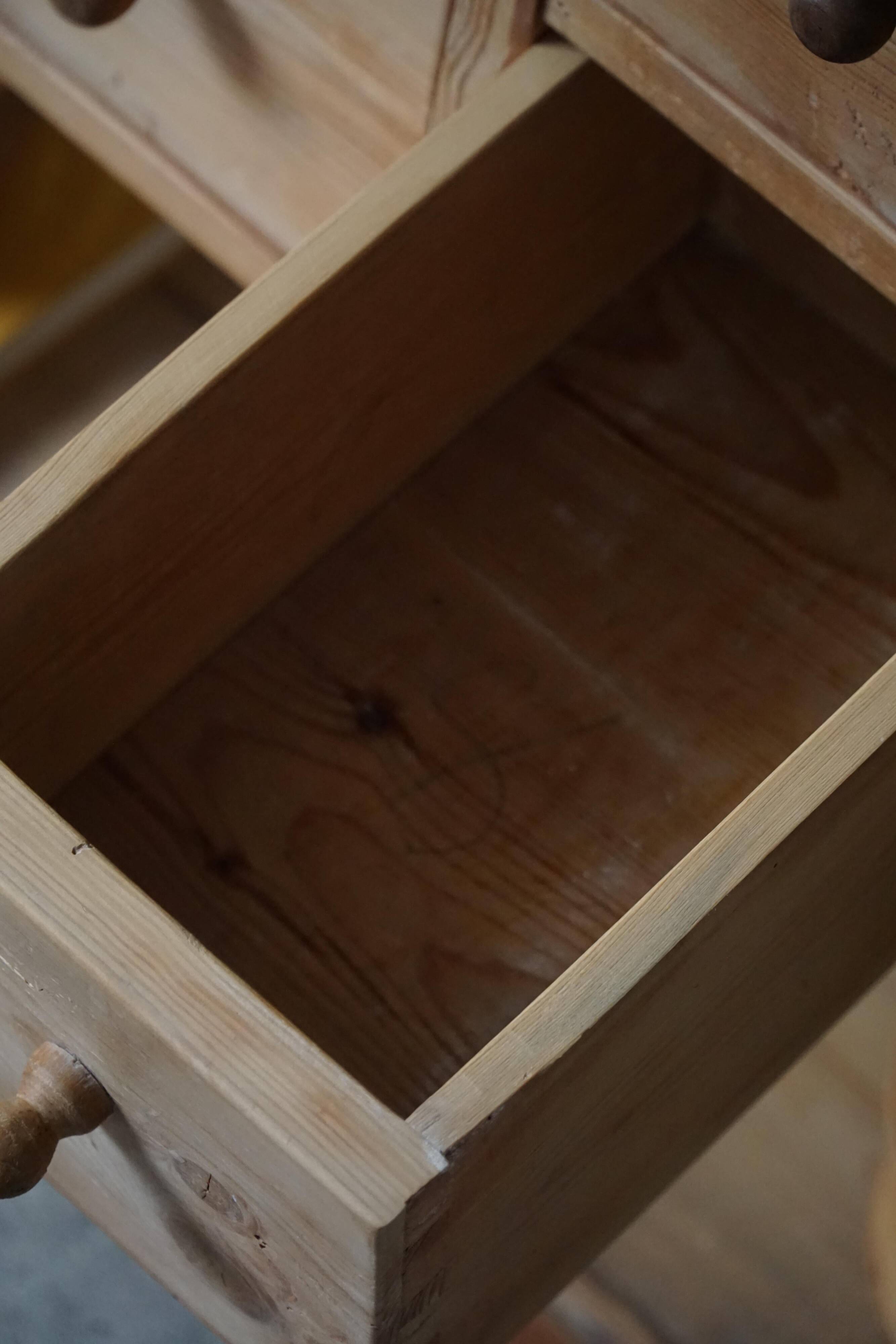 Danish apothecary cabinet in antique pine from the 19th century / Console, 1850–1880s