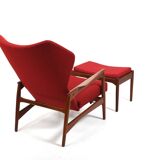 Ib Kofod-Larsen Teak Cloud Master Reclinner Chair 1950s