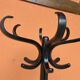 Baumann coat rack on vintage parrot stand 70s curved wood