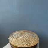 Mid-century crystal glass ceiling light