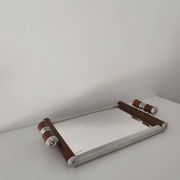 Plateau miroir Art Déco