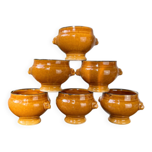 6 bols soupe l'oignon - emile