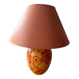 Orange table lamp