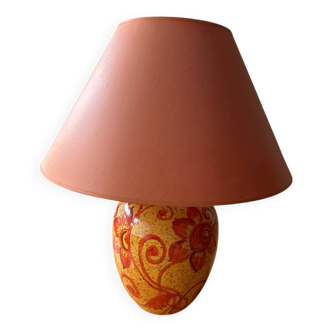 Orange table lamp
