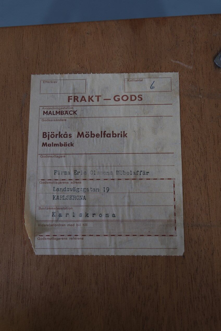 Teak Nightstand Table from Björkås Möbelfabrik. , 1960s